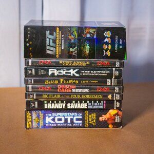 WWE UFC TNA King of the Cage - DVD Lot + Extras, Out of Print / Rare copies